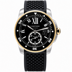 Cartier Calibre De 42MM W7100056 Two-Tone Watch